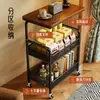 Carrito de Bocadillos Estante de Almacenamiento de Pie Multicapa Cocina Sala de Estar Organización Móvil Estante de Almacenamiento para Libros y Juguetes de Bebés y Niños