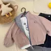 Chamarra para Niños y Niñas, Reversible, Nuevo Estilo Primavera y Otoño 2026, Cárdigan a Cuadros para Bebés, Chamarra de Bebé de Moda, Elegante