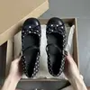 Zapatos Mary Jane dulces de lunares estilo francés para mujer, nuevo modelo 2026, tacón grueso, suela plana, correa única con lazo, zapatos de moda