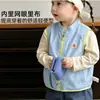 Novo colete infantil 2026 nova moda casual estilo coreano jaqueta versátil sem mangas para bebês, colete de verão leve e de secagem rápida