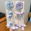 Laço de Cabelo Doce de Tulipa para Meninas, Corda de Cabelo Nova Estilo 2026 para Coques Infantis, Acessório de Cabelo para Menininhas