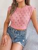 Estilo INS Foto real suéter de hoja hueca primavera y verano europeo y americano top de vacaciones Amazon ropa de mujer transfronteriza