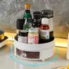 Estante giratorio para condimentos de cocina para uso doméstico, estante redondo integrado para almacenamiento en encimera para aceite, sal, salsa y vinagre