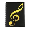 Pasta A4 para partituras para estudantes, livro de partituras de piano à prova d'água e dobrável, pasta A4 para partituras atacado
