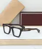 Jmm Larami Moda Transfronteiriça Luxo Turquesa Artesanal Óptico Quadrado Tendência Armações de Óculos Lisas para Homens e Mulheres Podem Ser Equipadas com Lentes