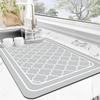 Alfombrilla Secadora de Barro Diatomeas Lujo Sencillo Transfronteriza Alfombrilla Absorbente para Encimera de Cocina Aislamiento Térmico Anti-quemaduras Alta Temperatura para Hogar Alfombrilla Secadora