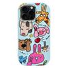 Funda de teléfono de dibujos animados para iPhone para Apple 15 funda de teléfono animal 14 lente galvanizada 13 funda de teléfono Apple