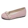 Zapatos de Salón de Cuña Oculta con Lazo Estilo Ballet Francés para Mujer 2026 Verano Nuevos Zapatos Elegantes para la Noche Mocasines Mary Jane