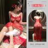 Ailurulu Lencería Sexy Venta Directa de Fábrica Malla Transparente de Encaje Sexy Atuendo para Discoteca Uniforme Erótico para Mujer 5521