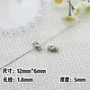 Cuentas de Aleación de Caramelo de Dibujos Animados de Agujero Recto de Colores Pintura Esmalte Cuentas Espaciadoras de Caramelo Accesorios para Pulsera DIY Colgante de Bolsa