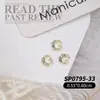 Joyería de Arte para Uñas de 26 Letras Aleación de Oro y Plata Diamante 3D para Arte de Uñas Accesorios de Decoración para Uñas DIY