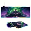 Ratón Luminoso Especializado para Juegos de E-Sports, Alfombrilla de Teclado LED Popular Transfronteriza de Anime, Alfombrilla de Escritorio RGB, Personalización al por Mayor por Fabricante