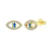 Serie Ojo del Diablo Pendientes para Mujer Plata de Ley S925 Lujo Accesible Circonita Pendientes de Alta Gama para Mujer Envío Directo de Una Pieza Personalización