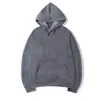 Moletom masculino transfronteiriço, forrado com fleece para outono e inverno, espessado, moletom com capuz moderno, peça externa esportiva casual masculina