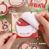 Notas Adhesivas con Forma de Manzana en Rojo, Notas Adhesivas Adhesivas para Oficina y Estudiantes, Notas Adhesivas Reutilizables