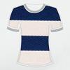 Tejido de Algodón de Doble Hilo Rayado Tejido Personalizado, Tejido de Punto Jersey de Algodón Peinado, Tejido de Algodón Puro, Fabricante de Tejido para Camisetas