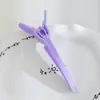 Pinzas de cocodrilo coloridas sin costuras del fabricante para seccionar el cabello, pinzas de posicionamiento para levantar la raíz y dar volumen en la coronilla, venta al por mayor transfronteriza