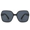 Gafas de sol de montura grande con diseño europeo y americano, nuevas y transfronterizas de 2024, a prueba de rayos UV, de alta gama y con sentido de moda para mujer.