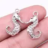 23X11Mm 1.6g Multicor Acessórios DIY Material de Pingente Animal Marinho Cavalo-Marinho Pingente