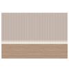 Revestimiento de Pared Estilo Tronco Sala de Estar Papel Tapiz Estilo Crema Rejilla Imitación Madera de Grano Papel Tapiz para Pared de Fondo de TV Dormitorio Revestimiento de Pared de Lujo Ligero