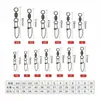 Conector argola oito de pesca Suding giratório japonês pino de fivela dupla acessórios pino Luya suprimentos de equipamento de pesca atacado