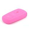 Adequado para Bolsa de Silicone para Chave Volkswagen Cc Carro Skoda 3 Chaves Reto Totalmente Inclusivo Capa Protetora Macia para Chave de Carro