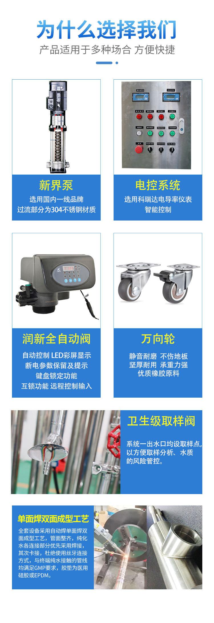1吨单级反渗透纯水设备详情页