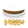 1 Rolo de Fio de Aço Inoxidável + 10 Zíperes Redondos Estilo Bola para Panela de Pressão Materiais para Bolsa de Couro DIY Pulseira Colar