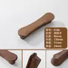 Manijas de Madera de Nogal, Gabinetes de Cajones de Madera Maciza, Puertas de Gabinete de Madera, Manijas de Armario de Madera Natural, Gabinetes de Madera, Minimalista Estilo Japonés
