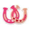 Zapatos de Agujero de Mezclilla Rosa de Dibujos Animados Flor Interesante Sombrero de Mezclilla Accesorios para Zapatos Adornos Sandalias DIY Accesorios para Zapatillas