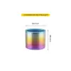 SNOW ROCK Titanio Puro Copa Princesa Doble Capa Taza de Té Pequeña Antiescaldante Multicolores Arte del Té Ceremonia del Té Sala de Té Preparación de Té en Casa