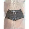Pantalones Cortos de Dormir con Estampado de Leopardo Estilo Americano Picante para Mujer, Nuevos Shorts Calientes Picantes de Talla Grande para Verano, Pantalones Cortos para Estar en Casa, Adecuados para Salir
