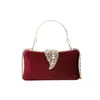 Bolsas para Mulheres Europeias e Americanas, Bolsas de Festa, Bolsas de Mão, Bolsas Transversais com Corrente, Bolsas Clutch Versáteis, Bolsas de Ombro com Folha de Ouro Vazada