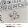Joyería de uñas blancas de alta calidad con diamantes puntiagudos planos para K9 Crystal Flash Love Pigeon Egg, caramelo de roca en ángulo recto, diamante transparente
