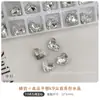 Joyería de uñas blancas de alta calidad con diamantes puntiagudos planos para K9 Crystal Flash Love Pigeon Egg, caramelo de roca en ángulo recto, diamante transparente