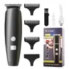 Cortador de Cabelo Elétrico Digital de Alta Potência Transfronteiriço para Salões de Barbeiro Profissionais, Lâmina de Detalhe, Aparador de Cabelo Recarregável Doméstico
