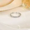 Anel de Pedra Preciosa Popular Exquisito Ultra Brilhante Nicho Luxo Leve Personalizado Feminino Ajustável Aberto Anel de Alta Qualidade Atacado