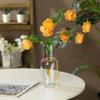 Estilo Ins Simple Lujo Ligero Vidrio Fantasía Jarrón Flores Levantadas por Agua Arreglo Floral Decoración del Hogar Escritorio Decoración de Dormitorio
