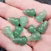 Calabaza agujereada Jade cuentas sueltas Jade Dongling Calabaza tridimensional de cuentas sueltas Jade verde hierba Colgante de calabaza Accesorios calabaza