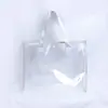 Bolsa Tote de Gran Capacidad, Neceser Transparente Impermeable de PVC, Bolsa de Playa para Estudiantes, Bolsa de Compras de Viaje Portátil, Bolsa de Almacenamiento