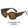 Gafas de sol poligonales ojo de gato nuevas transfronterizas Europa y Estados Unidos Amazon nuevas gafas personalizadas gafas de sol arcoíris deslumbrantes