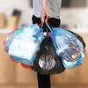 Bolsa de Basura Tipo Chaleco para Hogar Engrosada de Gran Capacidad Bolsa de Plástico Desechable Grande Portátil a Color con Cordón