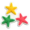 Venda Quente Desenho Animado Estrela Pvc Plano Decorativo Macio Aplique Acessórios de Cabelo Capa de Celular Estrela de Cinco Pontas DIY Acessórios de Joia
