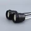 Portalámparas tipo T E27 bombilla LED cabezal de lámpara impermeable luz colgante bayoneta de PVC enchufe de tornillo de interruptor doméstico portalámparas resistente a la temperatura