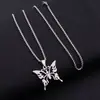 Pingente de borboleta oca transfronteiriça aço titânio não desbota feminino versátil corrente de suéter acessórios moda simples colar tridimensional