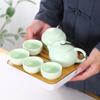 Tetera Portátil Xishi Juego de Té Cerámico para Viaje Set Kung Fu Reunión Anual Festival Regalo Premio Conmemorativo Logo Impreso