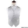 Fábrica de Fuerza Chaleco Holgado de Poliéster Liso para Hombre Traje de Poliéster Chaleco Sencillo para Banquete de Negocios Personalización