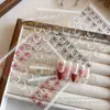 Adesivos de Unha Artística Laço de Renda Francesa Super Fada Estilo Puro Lustre Laço de Gravata Flutuante Decoração Autocolante para Unha Atacado
