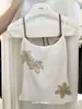 Linha Sub Vitality Regata de Gola Halter Falsa de Duas Peças Estilo Retrô Feminina Verão Ajustada ao Corpo Valorizando Peça de Sobrepor Top Estilo Férias Feminino