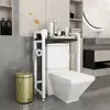 Estante de Baño de una Sola Capa Encima del Inodoro, Estante de Pie Detrás del Inodoro